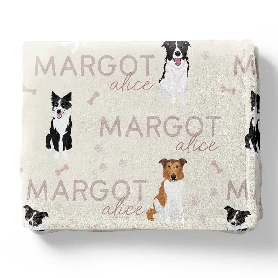 Personalized Kids Blankets | Dog Breeds