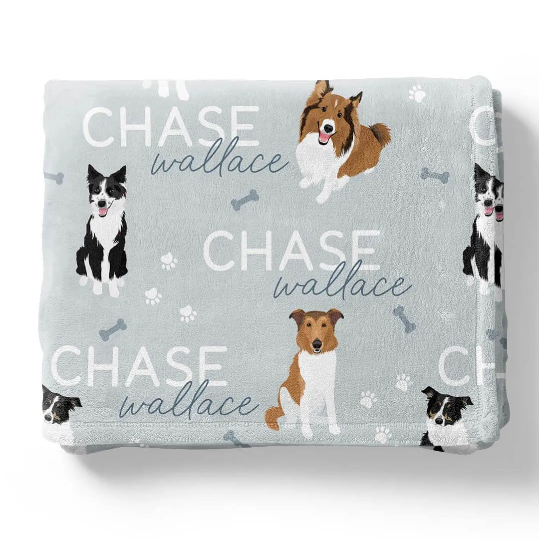 Personalized Kids Blankets | Dog Breeds