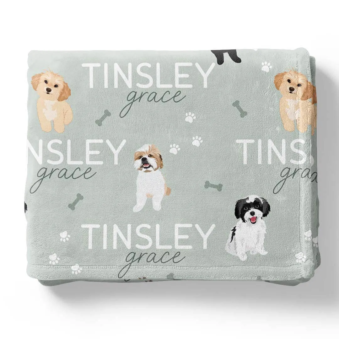Personalized Kids Blankets | Dog Breeds