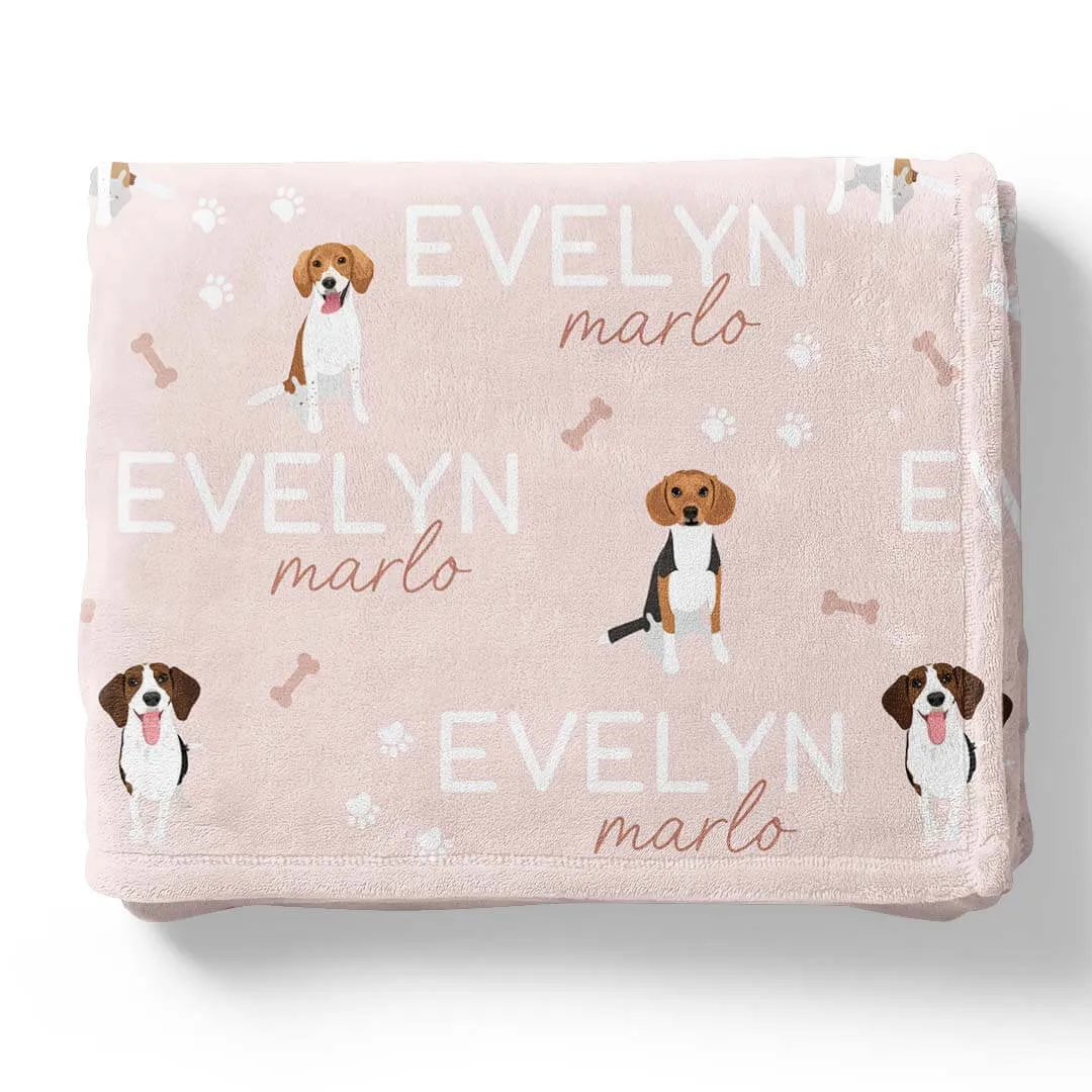 Personalized Kids Blankets | Dog Breeds