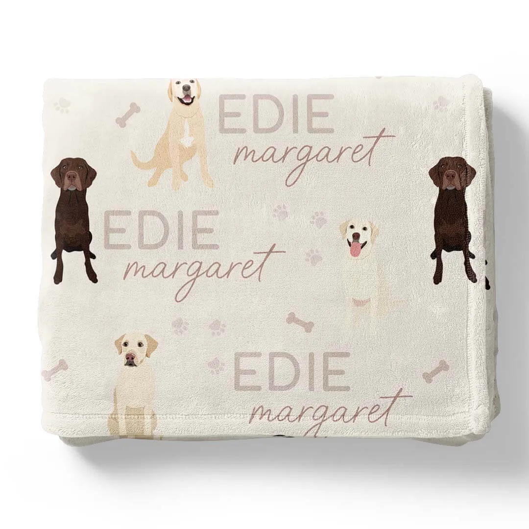 Personalized Kids Blankets | Dog Breeds