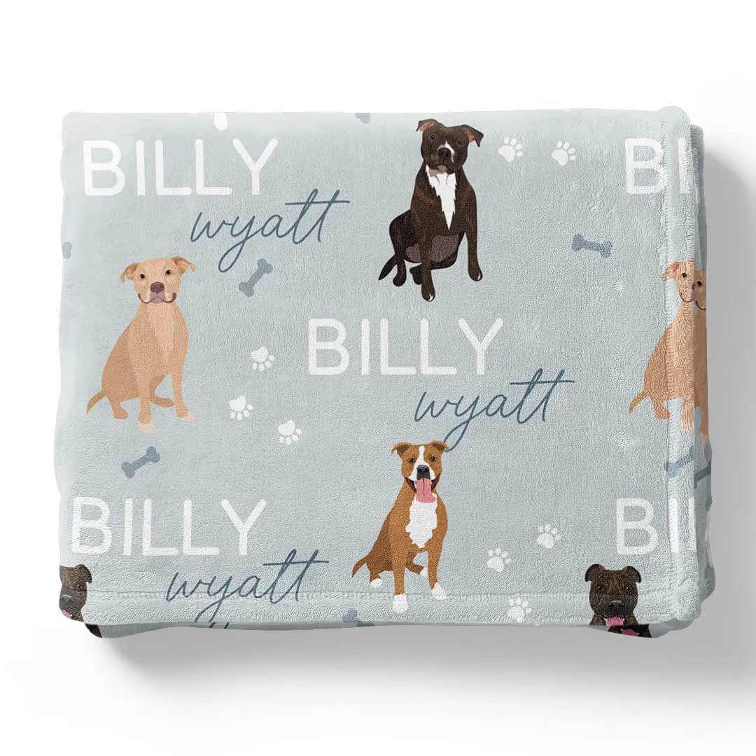 Personalized Kids Blankets | Dog Breeds