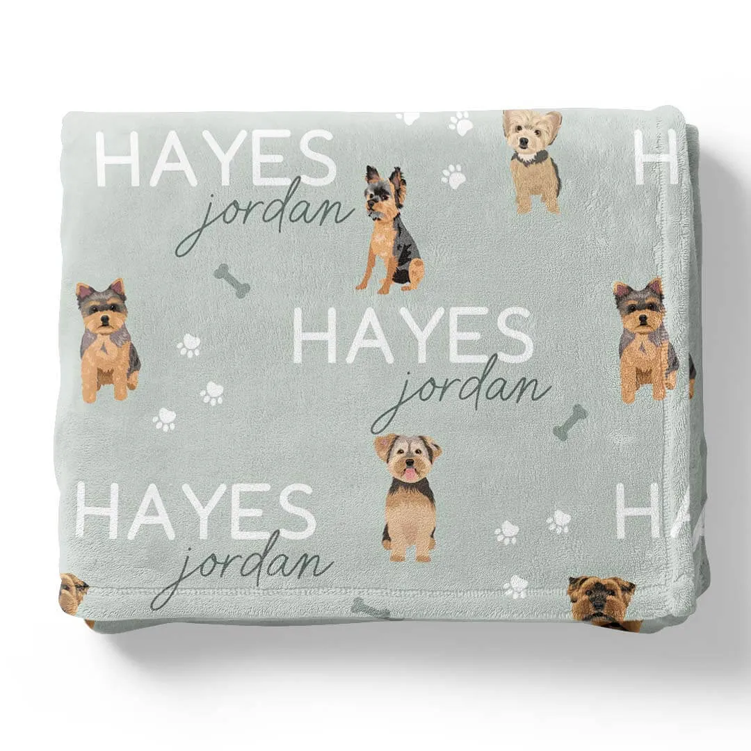 Personalized Kids Blankets | Dog Breeds