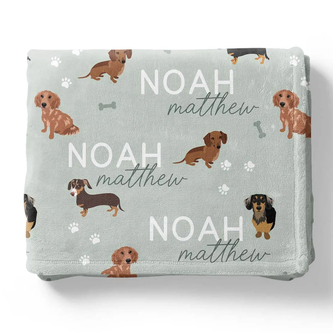 Personalized Kids Blankets | Dog Breeds