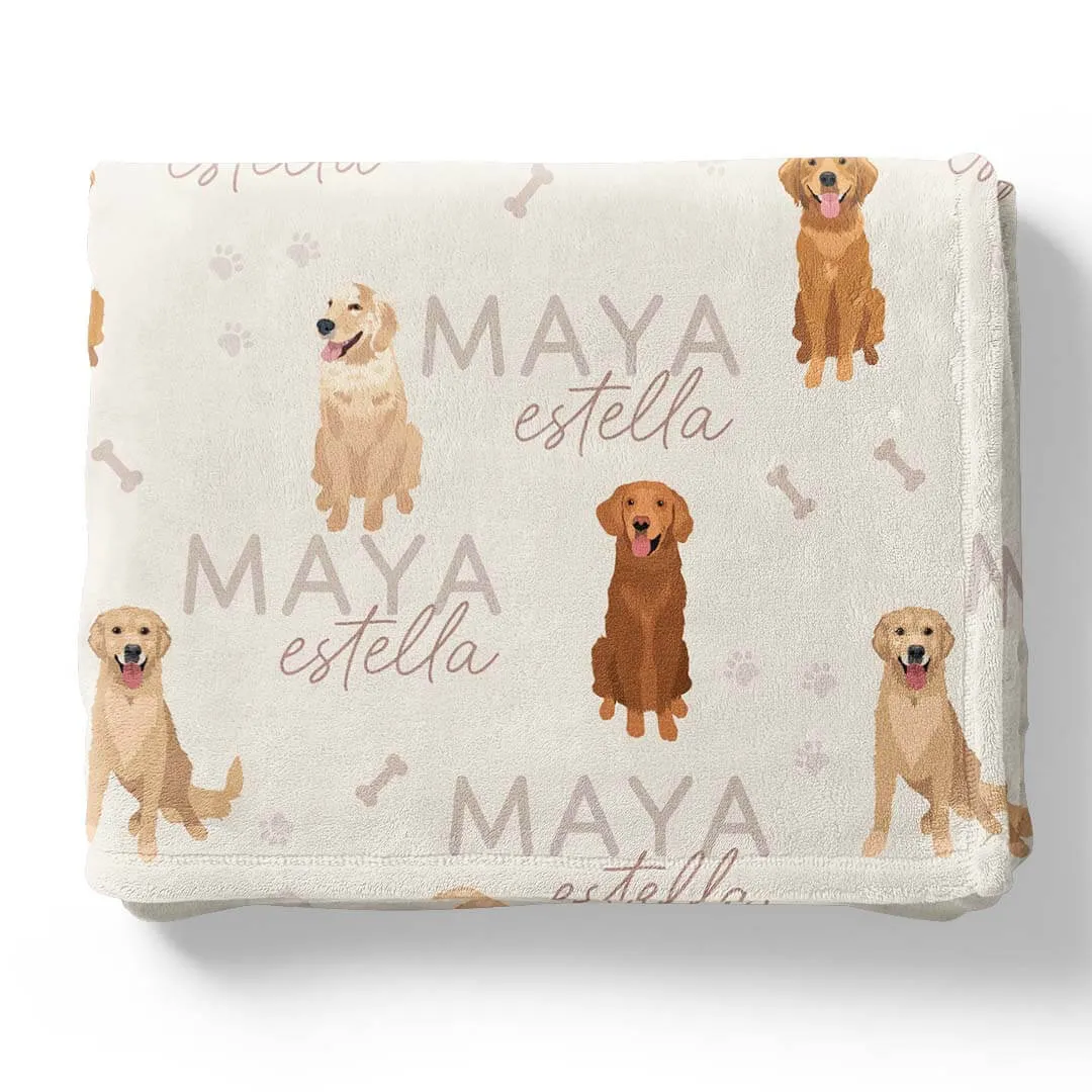 Personalized Kids Blankets | Dog Breeds