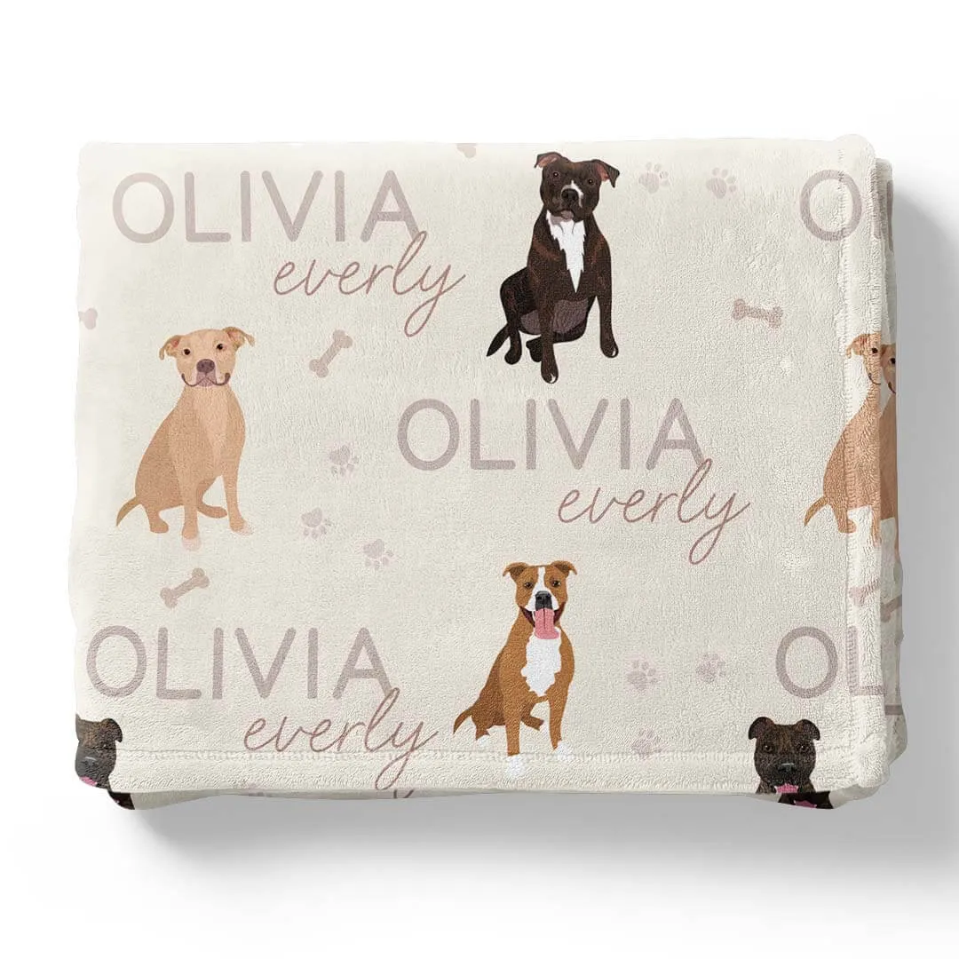 Personalized Kids Blankets | Dog Breeds