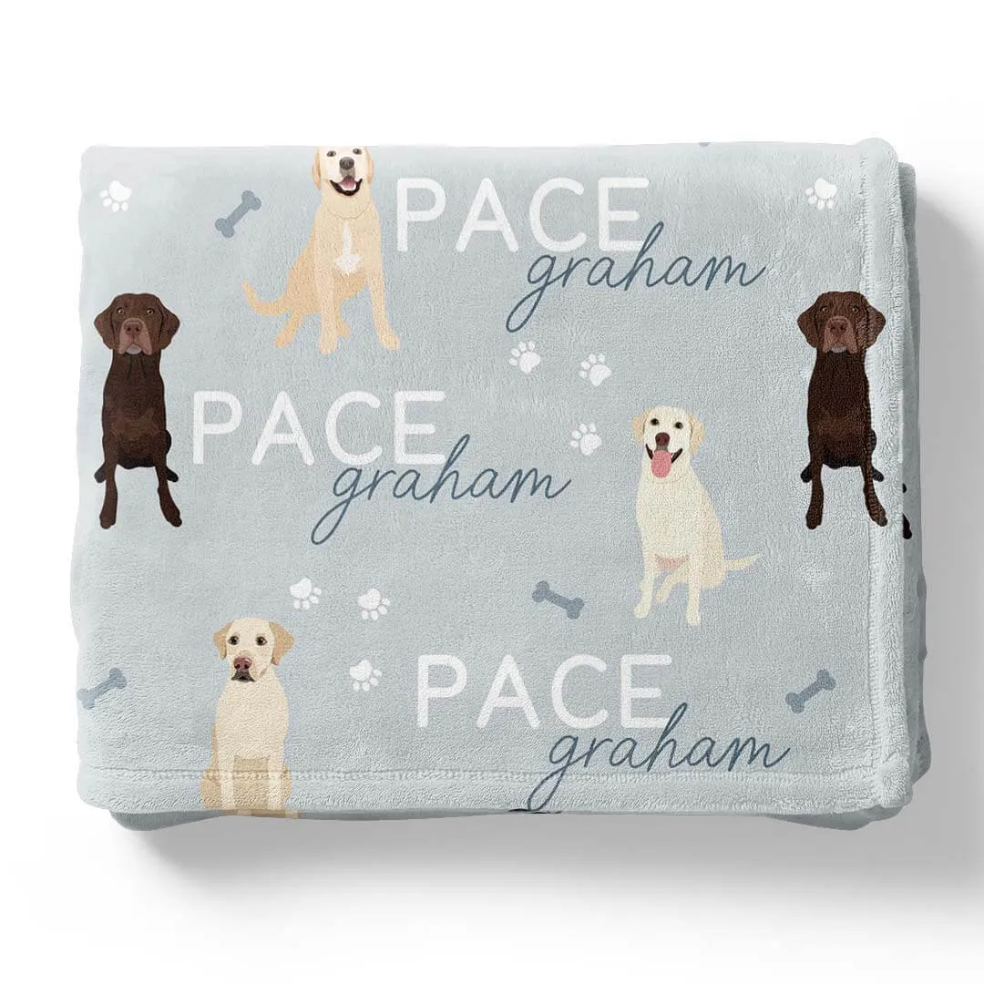 Personalized Kids Blankets | Dog Breeds