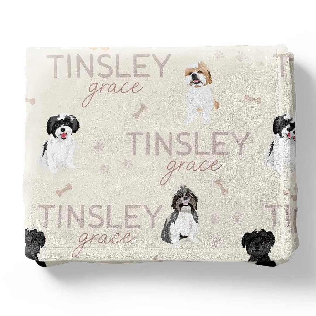 Personalized Kids Blankets | Dog Breeds