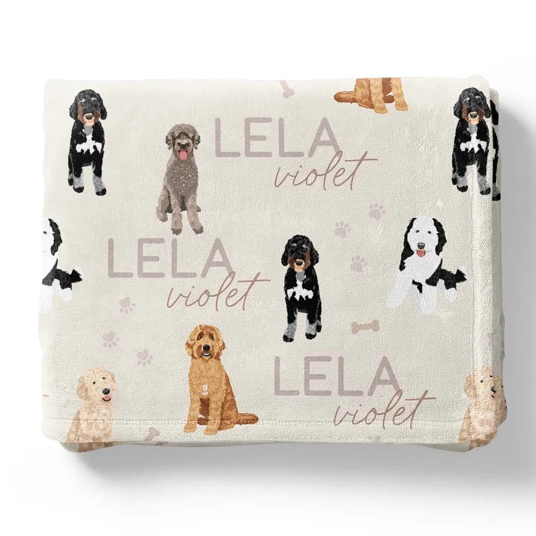 Personalized Kids Blankets | Dog Breeds