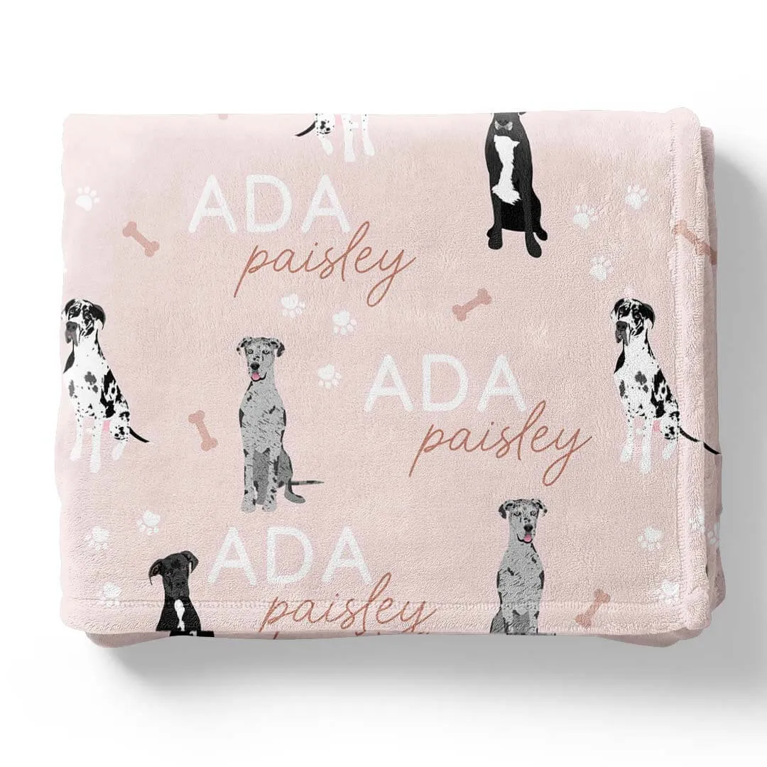 Personalized Kids Blankets | Dog Breeds