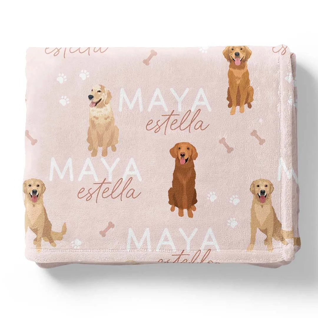 Personalized Kids Blankets | Dog Breeds