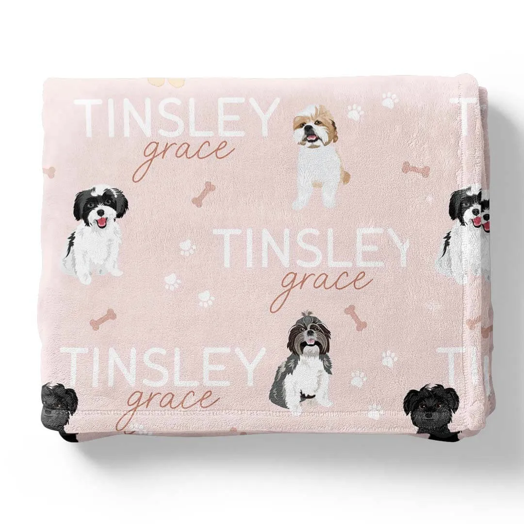 Personalized Kids Blankets | Dog Breeds