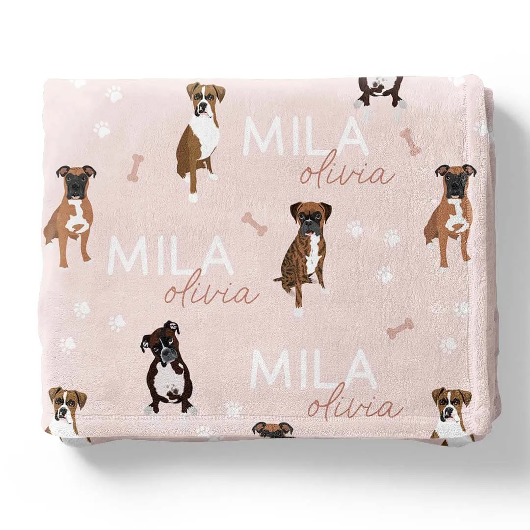 Personalized Kids Blankets | Dog Breeds
