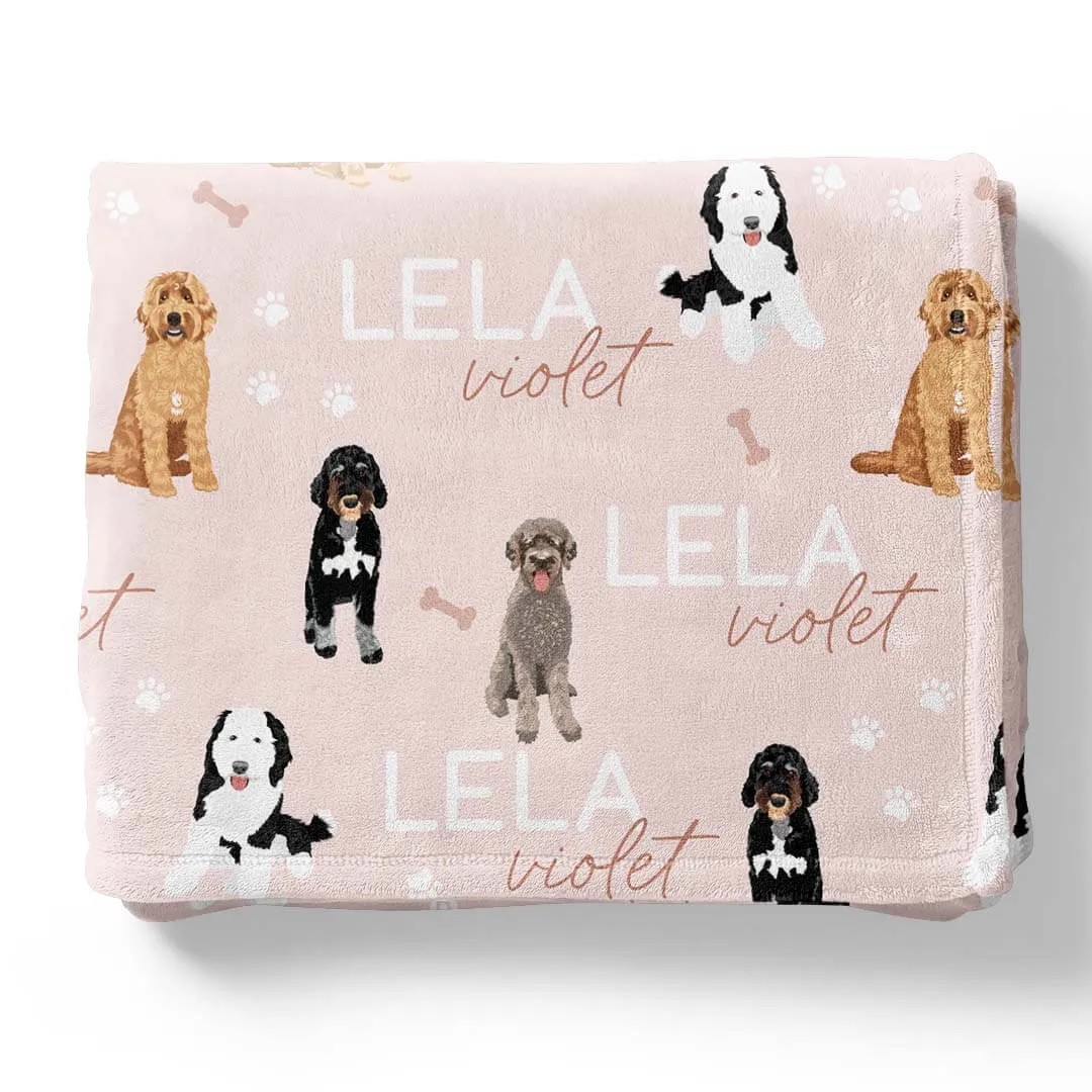 Personalized Kids Blankets | Dog Breeds