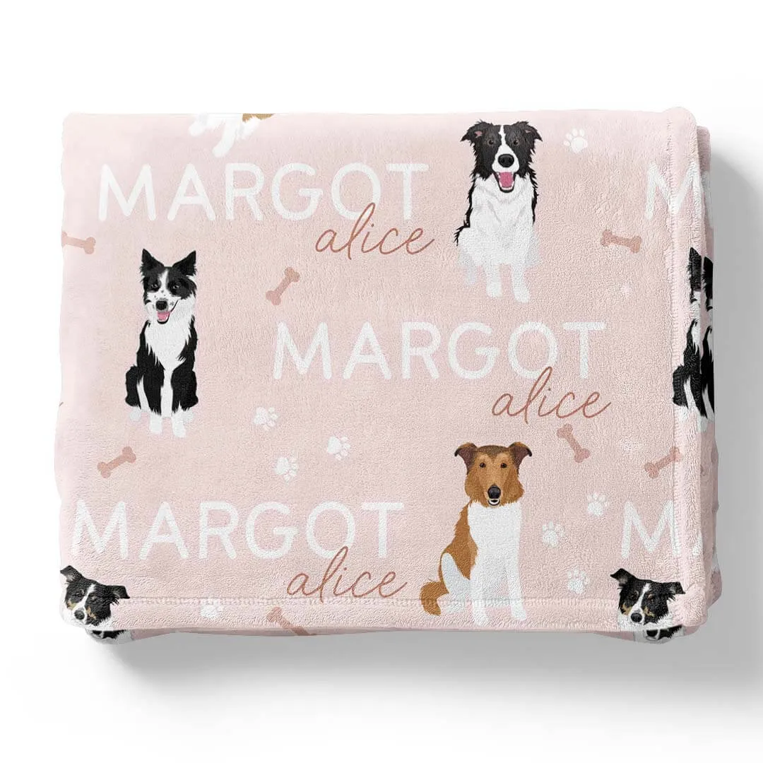 Personalized Kids Blankets | Dog Breeds