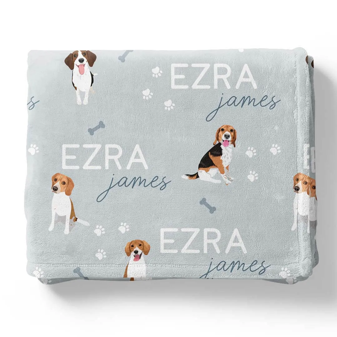 Personalized Kids Blankets | Dog Breeds