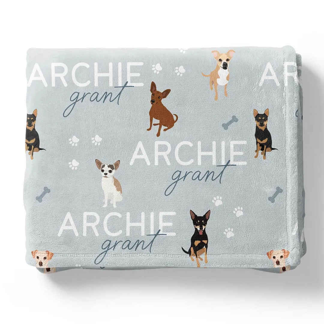 Personalized Kids Blankets | Dog Breeds