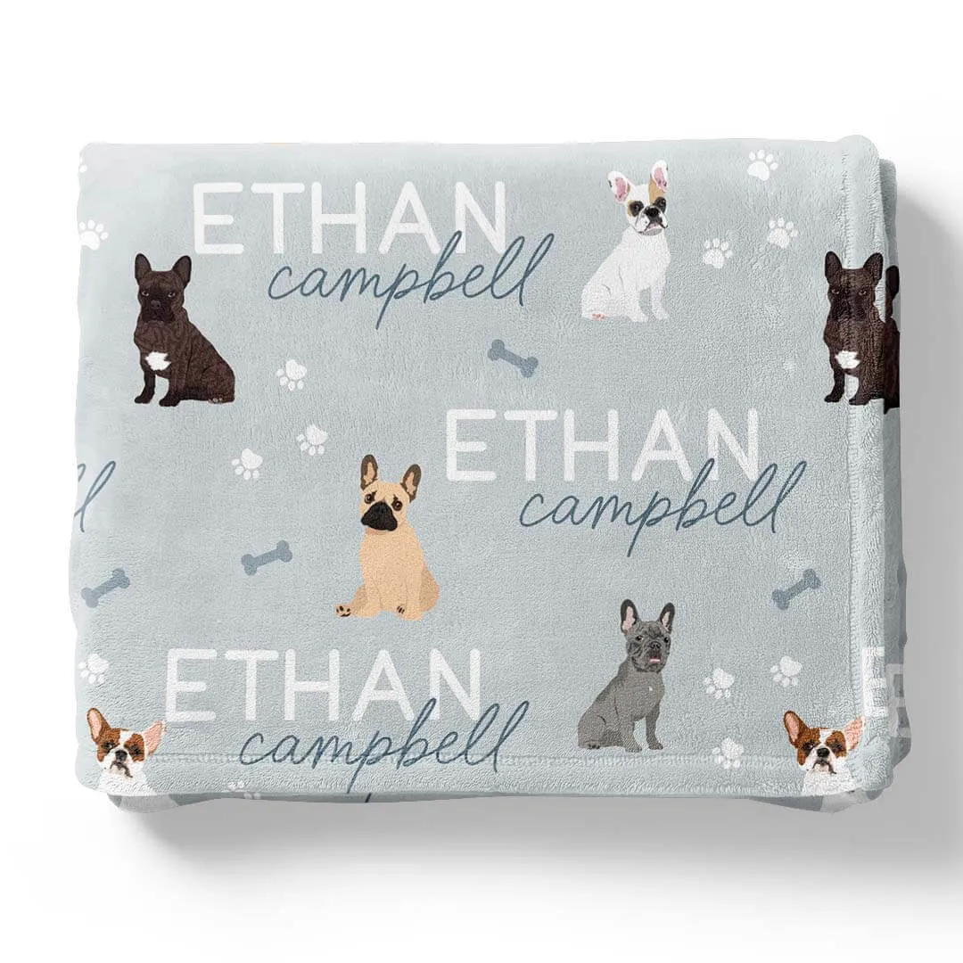 Personalized Kids Blankets | Dog Breeds