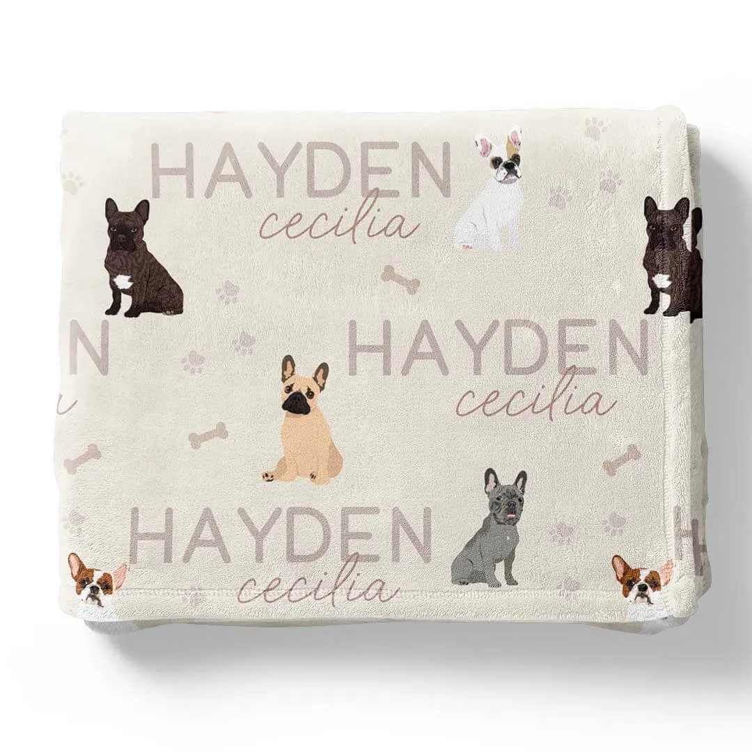 Personalized Kids Blankets | Dog Breeds