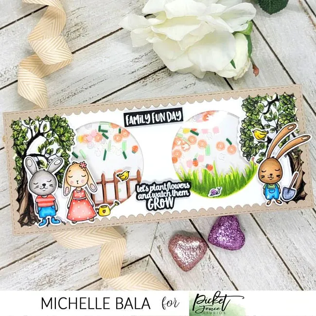 Picket Fence Sequin Mix & Embellishments - The Bunny Express*