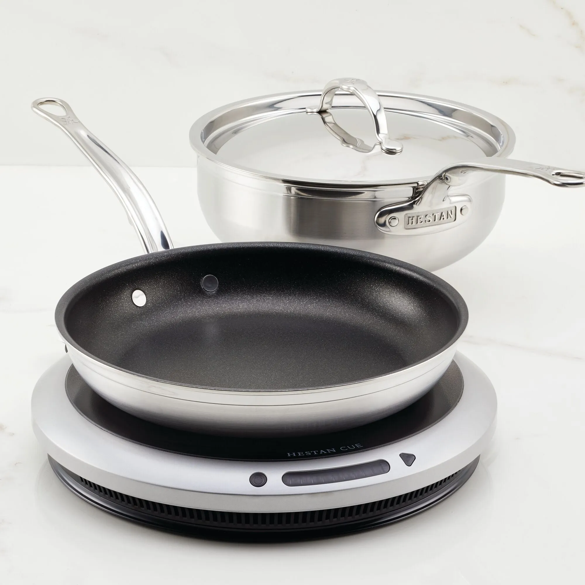 Professional Clad Stainless Steel Induction 4pc Cookware Set