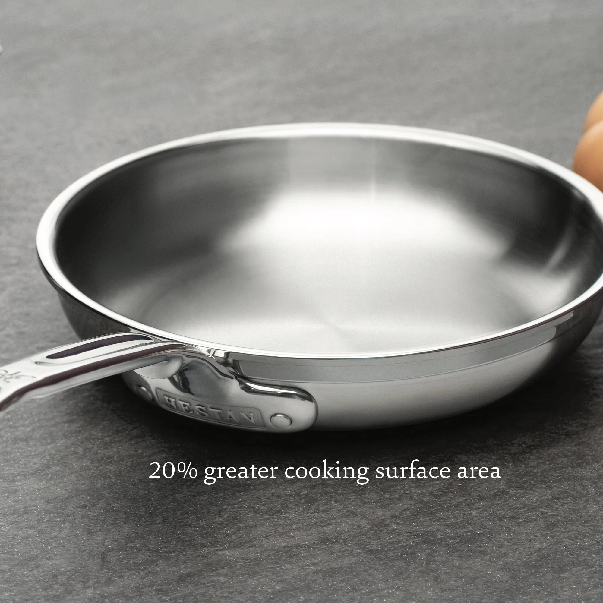 Professional Clad Stainless Steel Induction 4pc Cookware Set