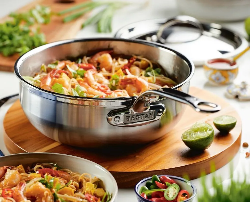 Professional Clad Stainless Steel Induction 4pc Cookware Set