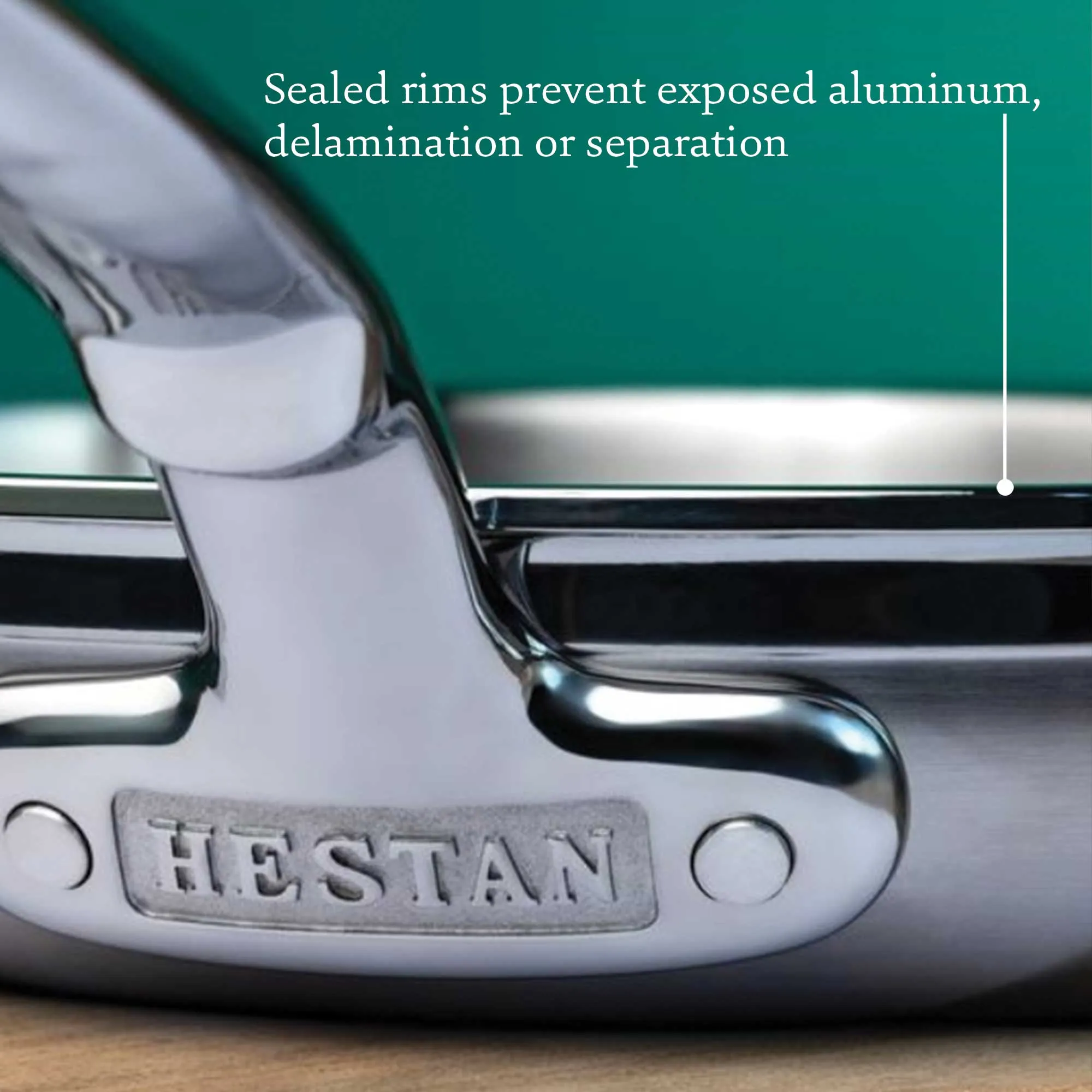 Professional Clad Stainless Steel Induction 4pc Cookware Set