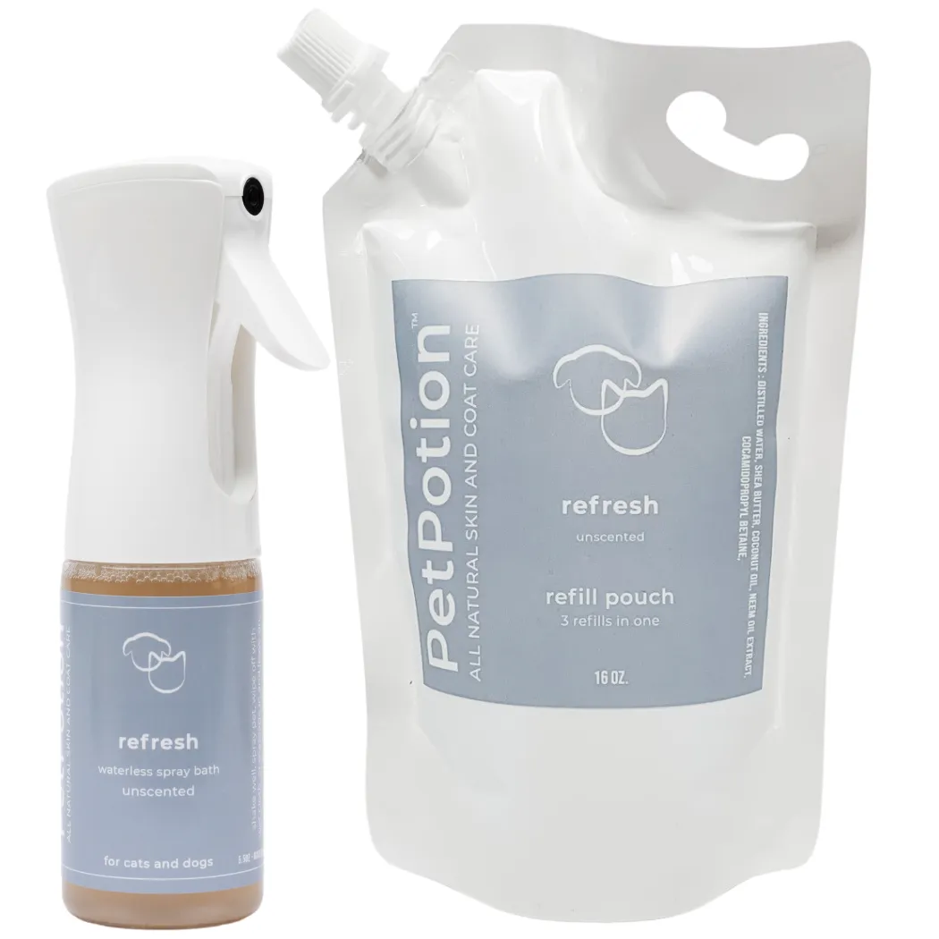 Refresh, Organic, No Rinse, Waterless, Misting Spray Shampoo