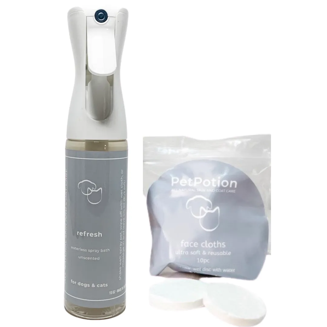 Refresh, Organic, No Rinse, Waterless, Misting Spray Shampoo