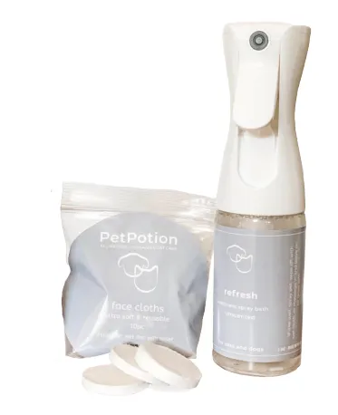 Refresh, Organic, No Rinse, Waterless, Misting Spray Shampoo