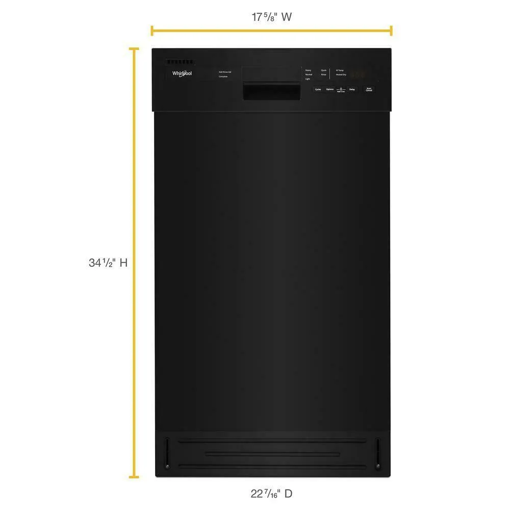 Small-Space Compact Dishwasher with Stainless Steel Tub