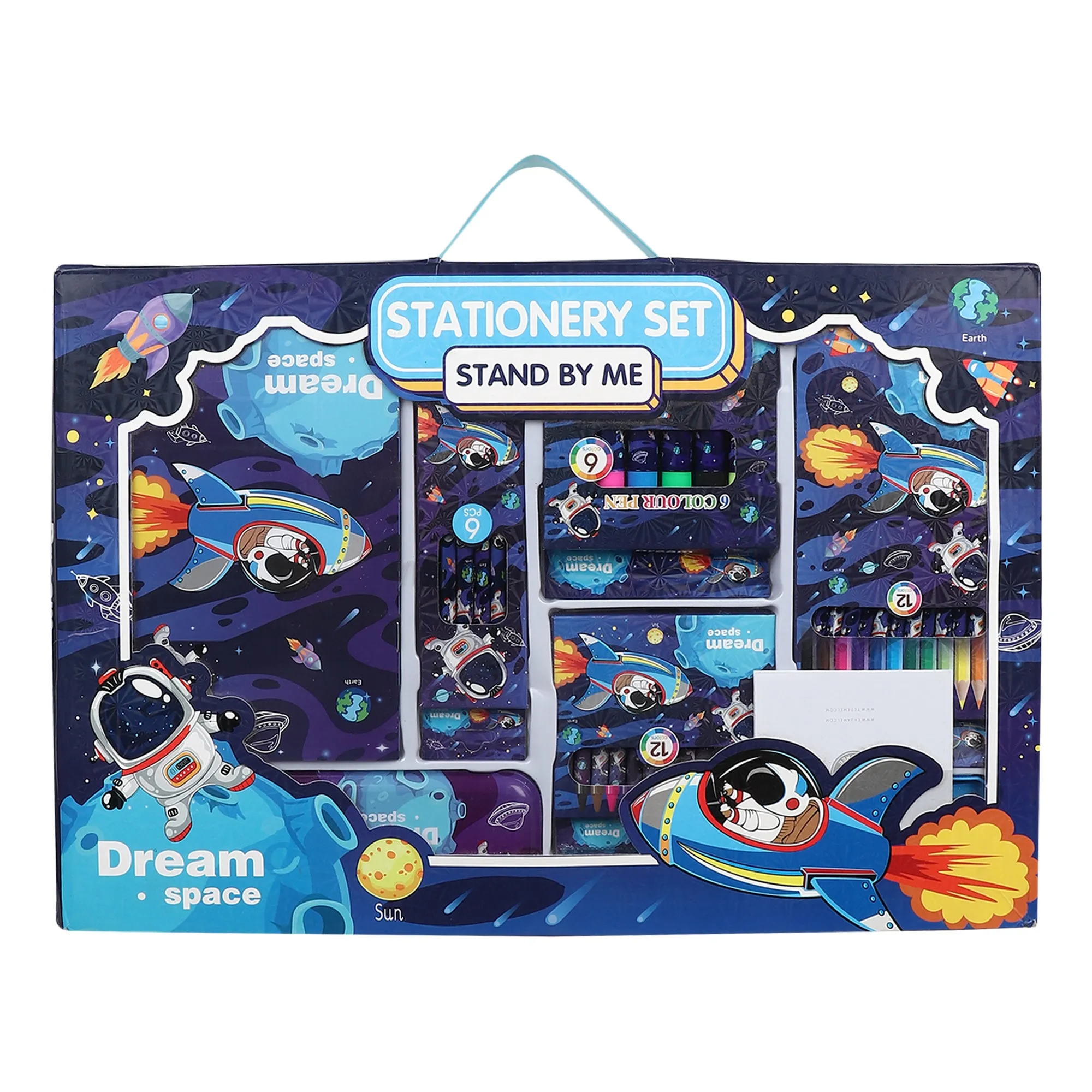 Space Theme Stand By Me Giant Stationery Set (Pack Of 1)