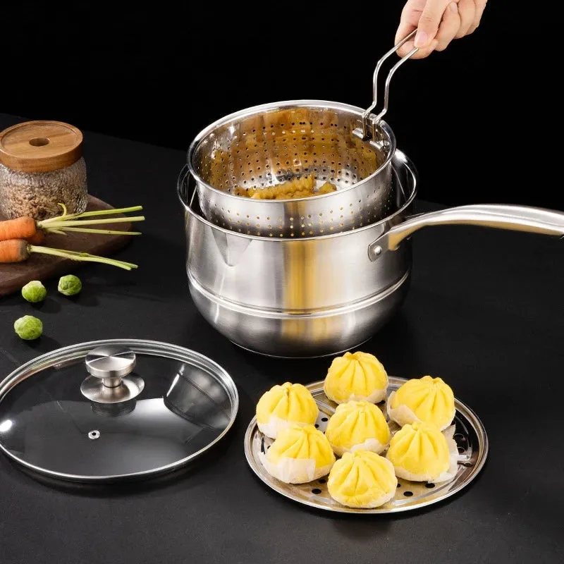 STEAMER AND FRYING BASKET