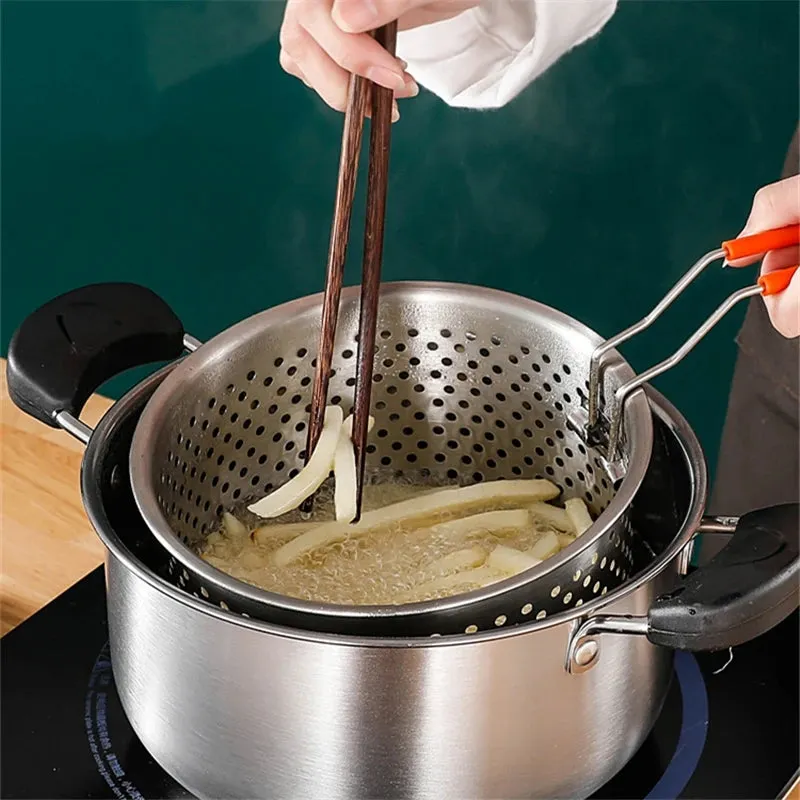 STEAMER AND FRYING BASKET