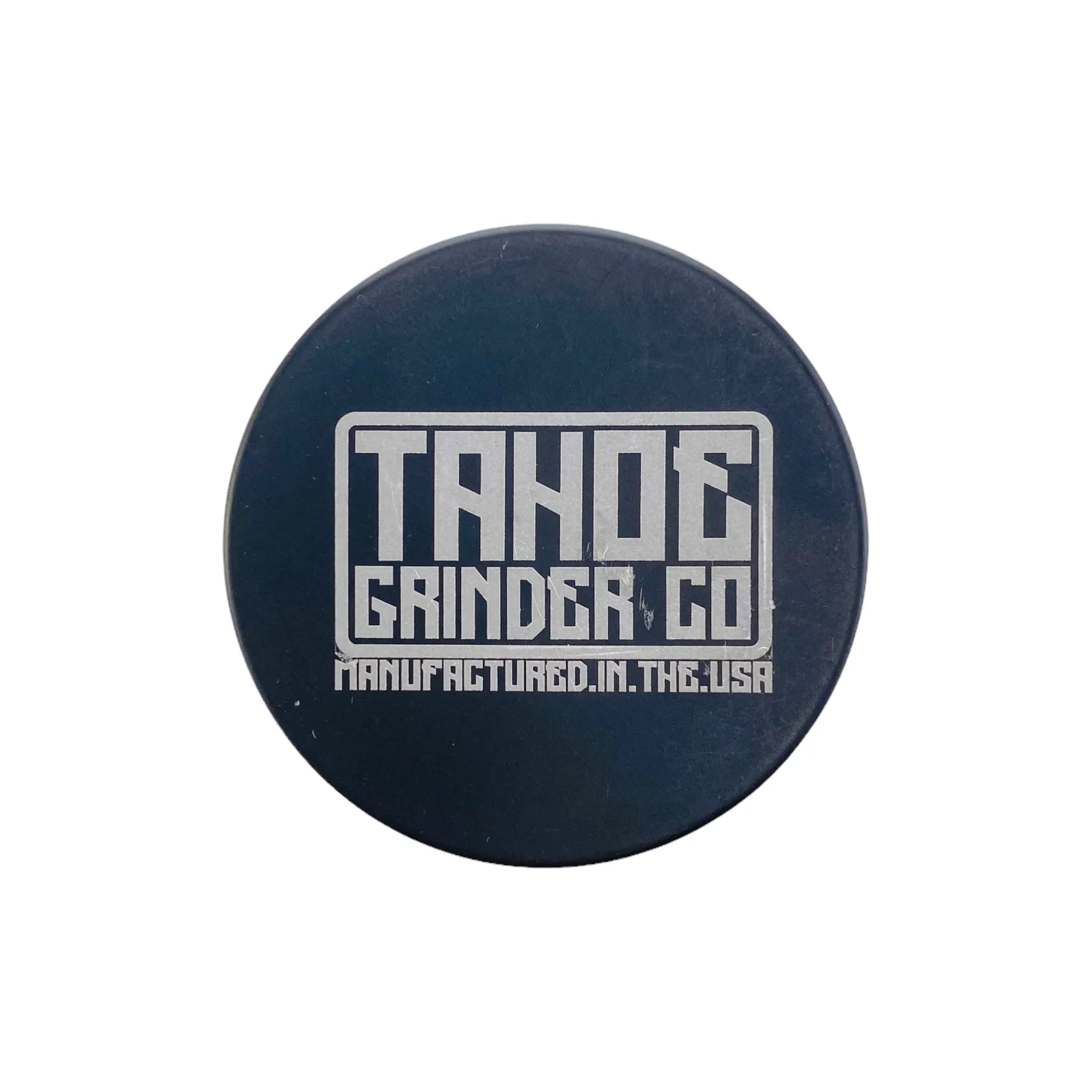 Tahoe Grinders Black Anodized Aluminum Small Two Piece Weed Grinder With Space Mountain