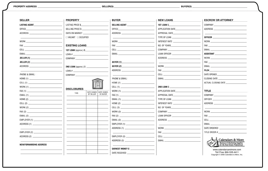 Transaction Folders - Legal Size - Pack of 10