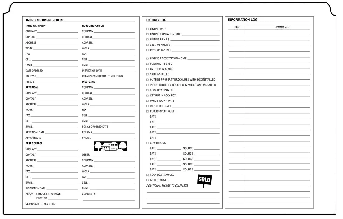 Transaction Folders - Legal Size - Pack of 10