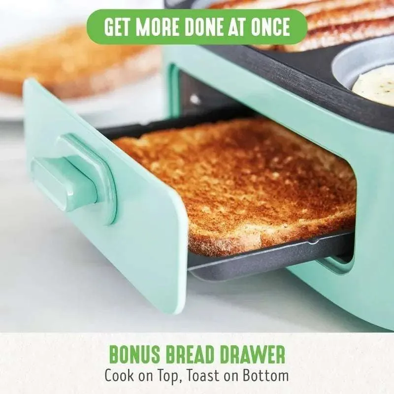 Turquoise 3-in-1 Breakfast Griddle