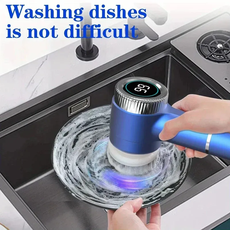 Wireless Electric Cleaning Brush Powerful IPX7 Waterproof USB