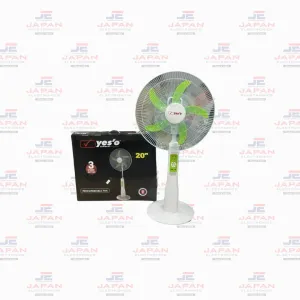 Yes,O Rechargeable 3 Speed Fan YS-122 (IN) 20"